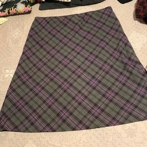 Plaid skirt used condition. Sz 14